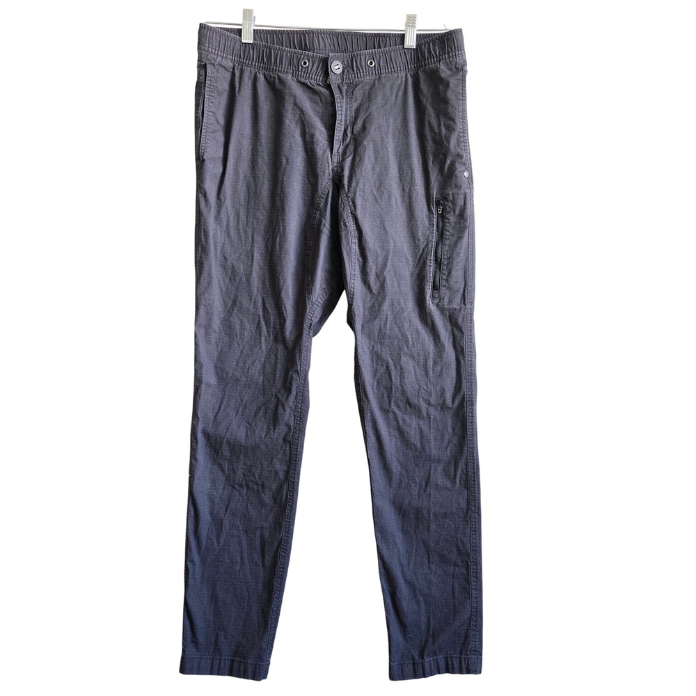 Vuori Large Ripstop Climber Pants Mens Charcoal Grey Excellent V412 Cotton Slim